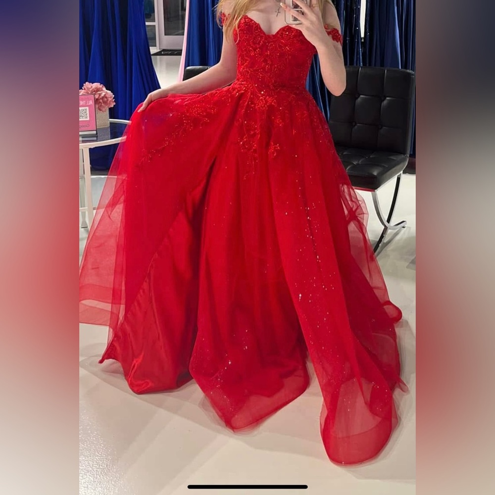 Ellie Wilde Red Ballgown